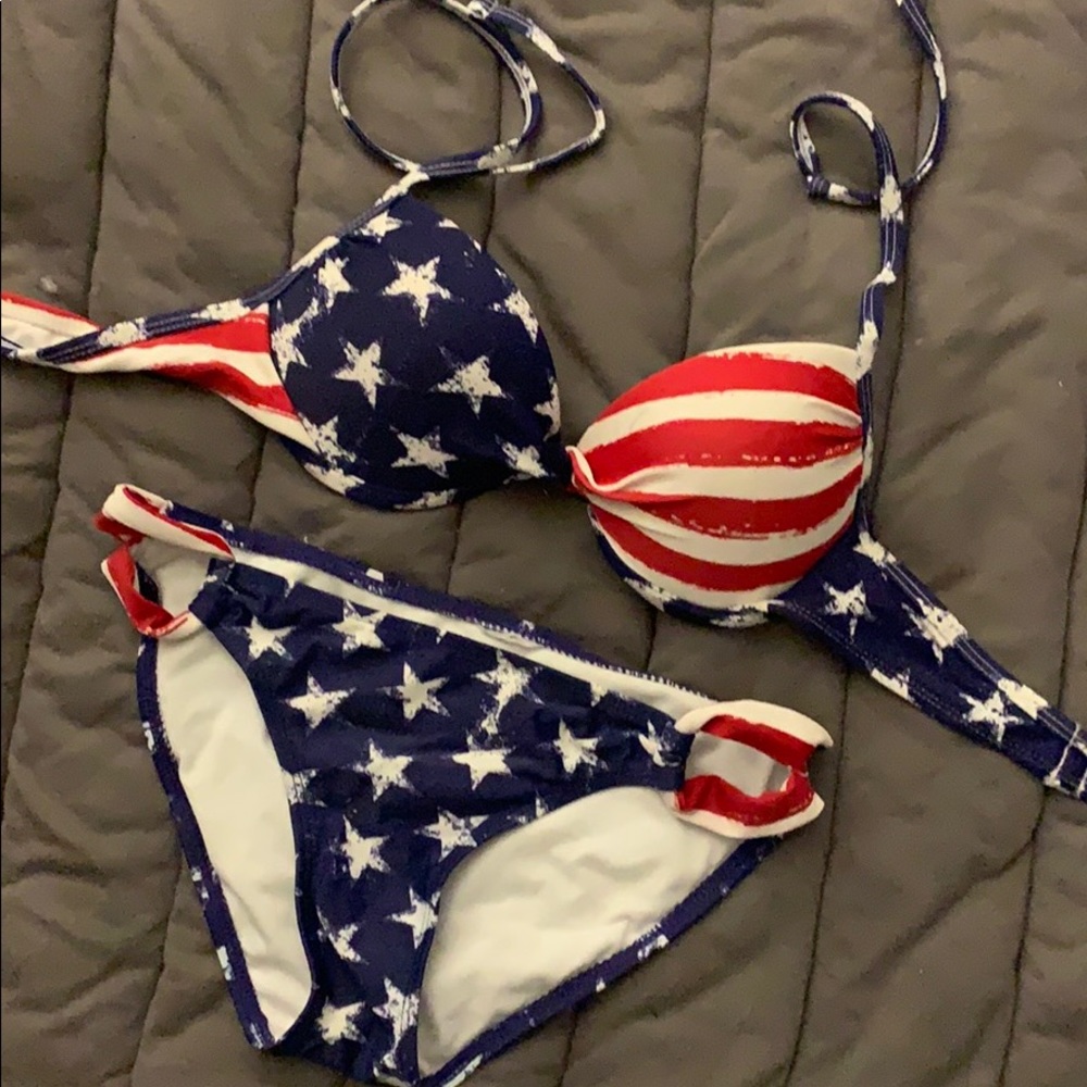 American flag bikini
